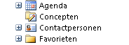 Meerdere mappen contactpersonen Outlook 02