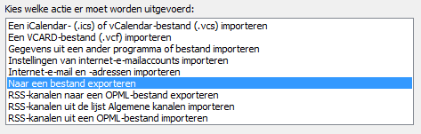 Outlook tip exporteren adressen naar Excel 05