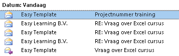 Alle mail archiveren in 1 map