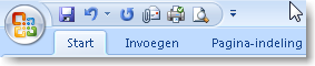 Eigen menu in Word