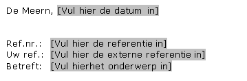 Invoerveld in Word toevoegen 01