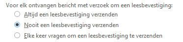 Leesbevestiging uitschakelen 06