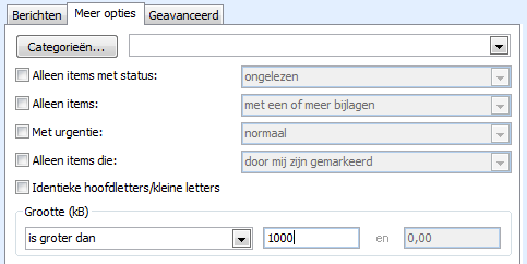 Outlook opschonen grote bestanden