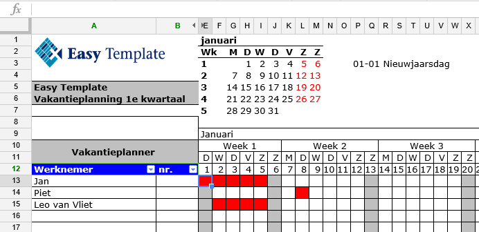 bovenkant vastzetten in Google spreadsheets 01